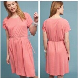 Anthropologie Cupro ‘Saturday Sunday’ Gathered Waist Dress